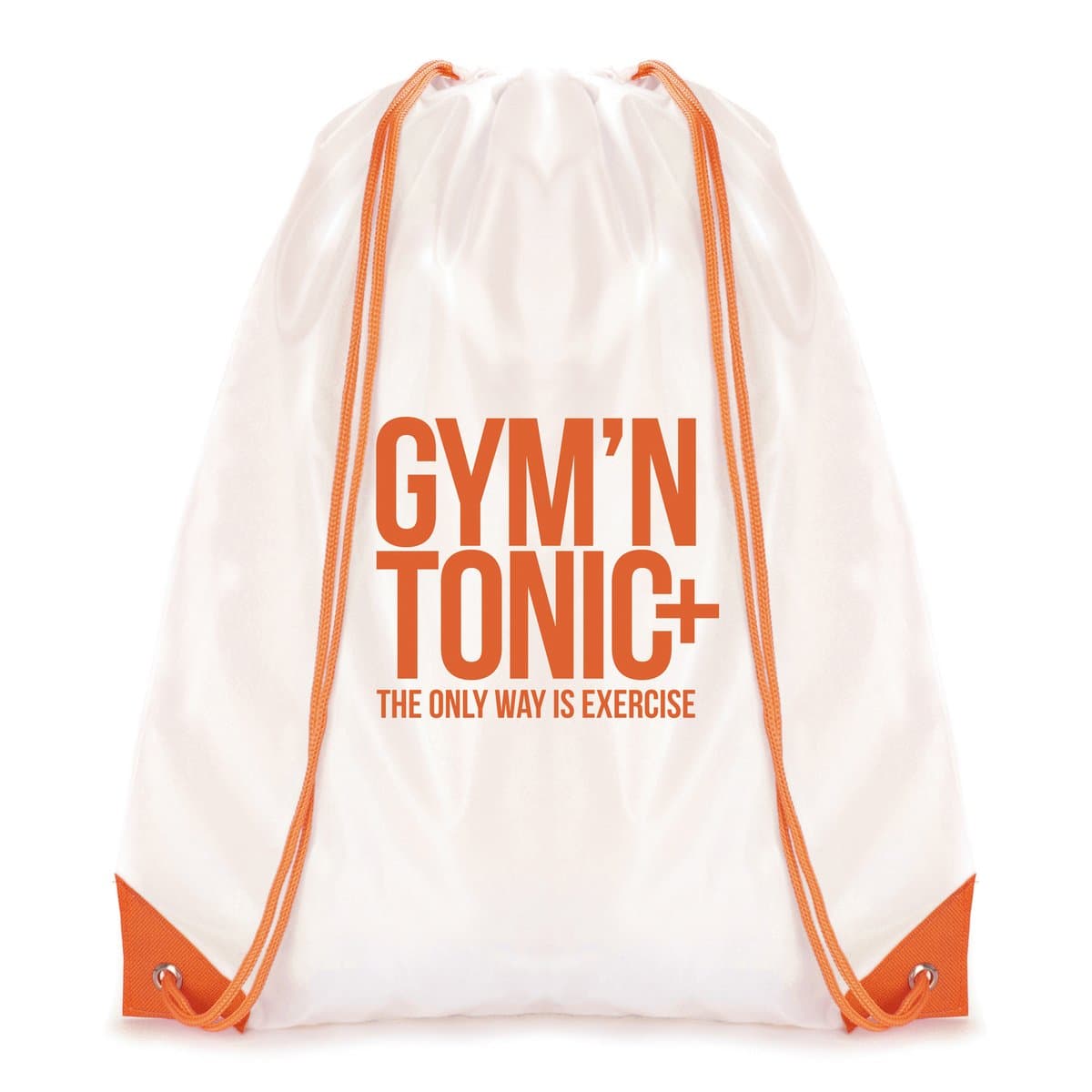 White Coloured Trim Pegasus Drawstring Bag 3