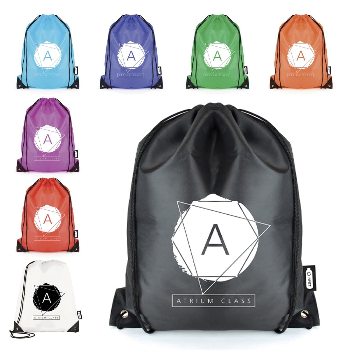 RPET Pegasus Drawstring Bag 2
