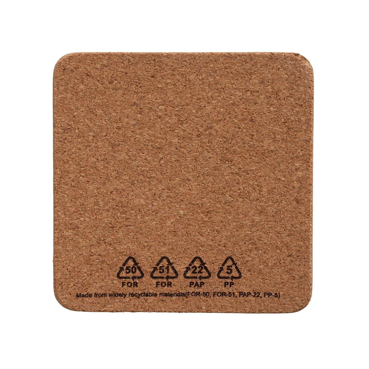 Cork Coaster Set 4