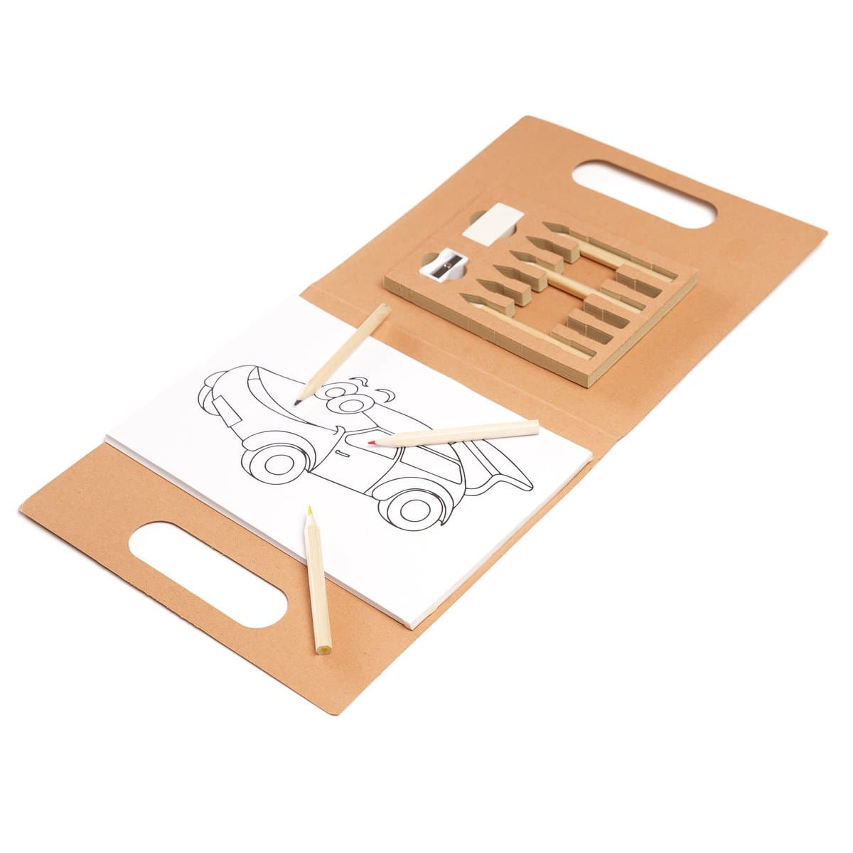 Colouring Set in Cardboard Carry Case 4