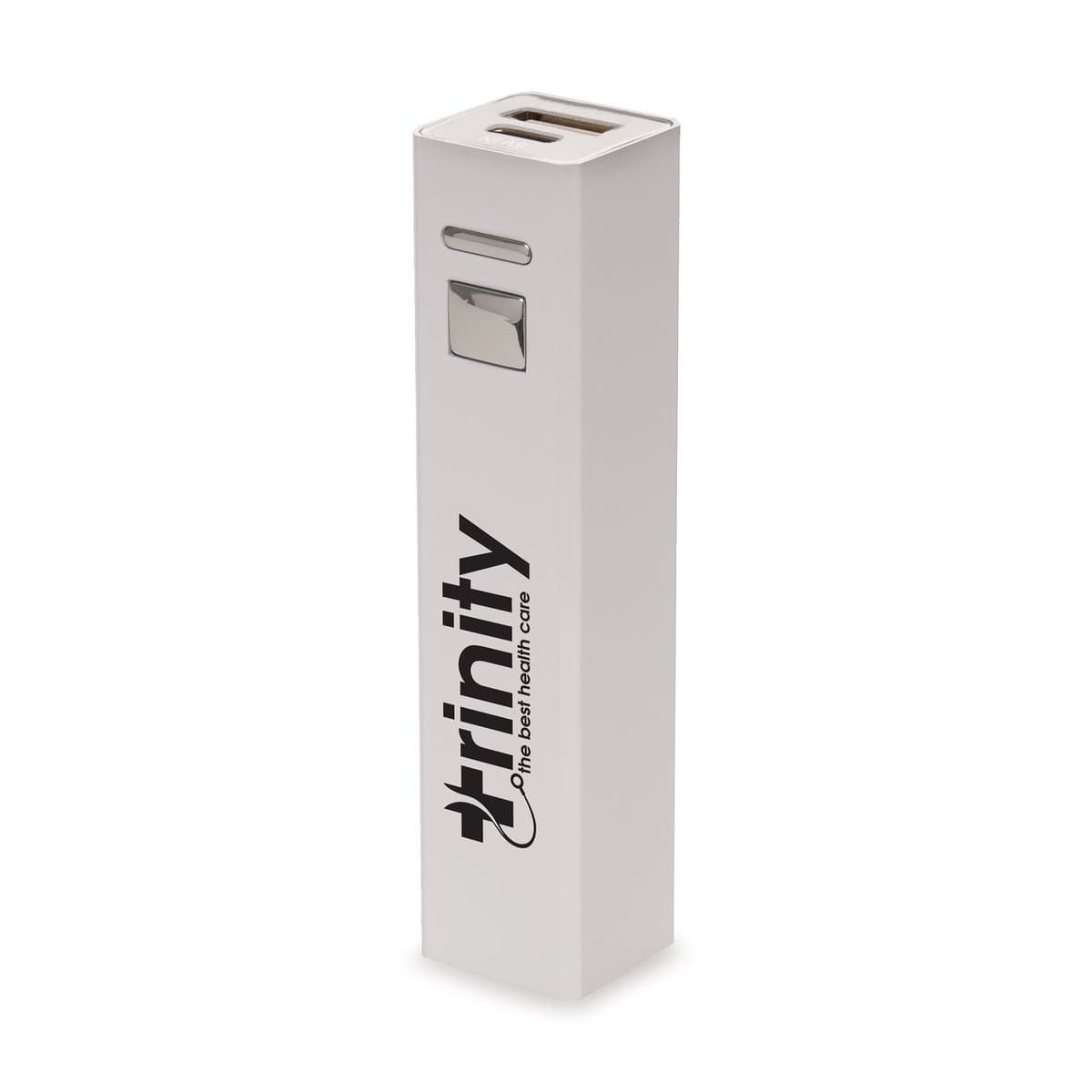 White Cuboid Power Bank 2