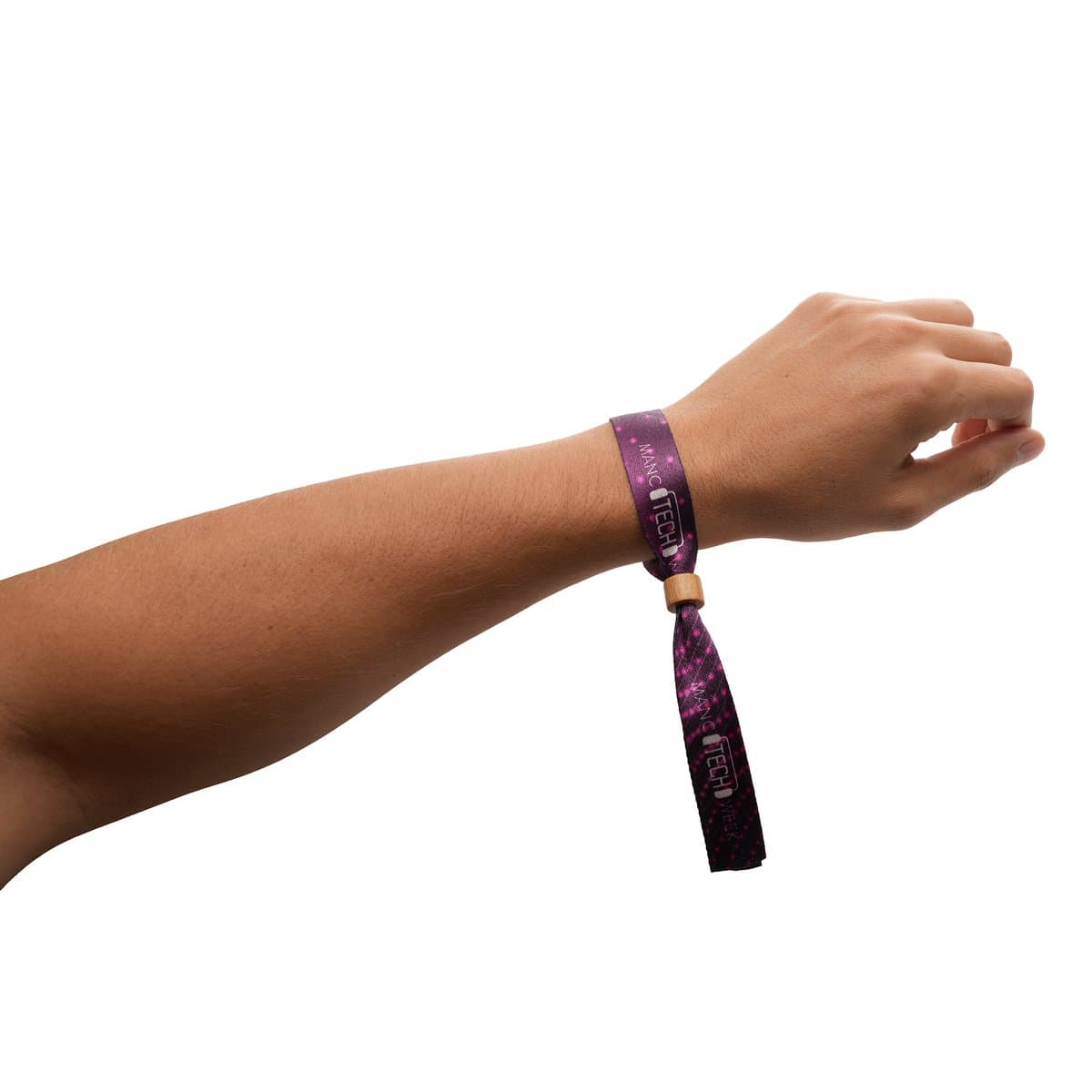 RPET Wristband With Wooden bead 4