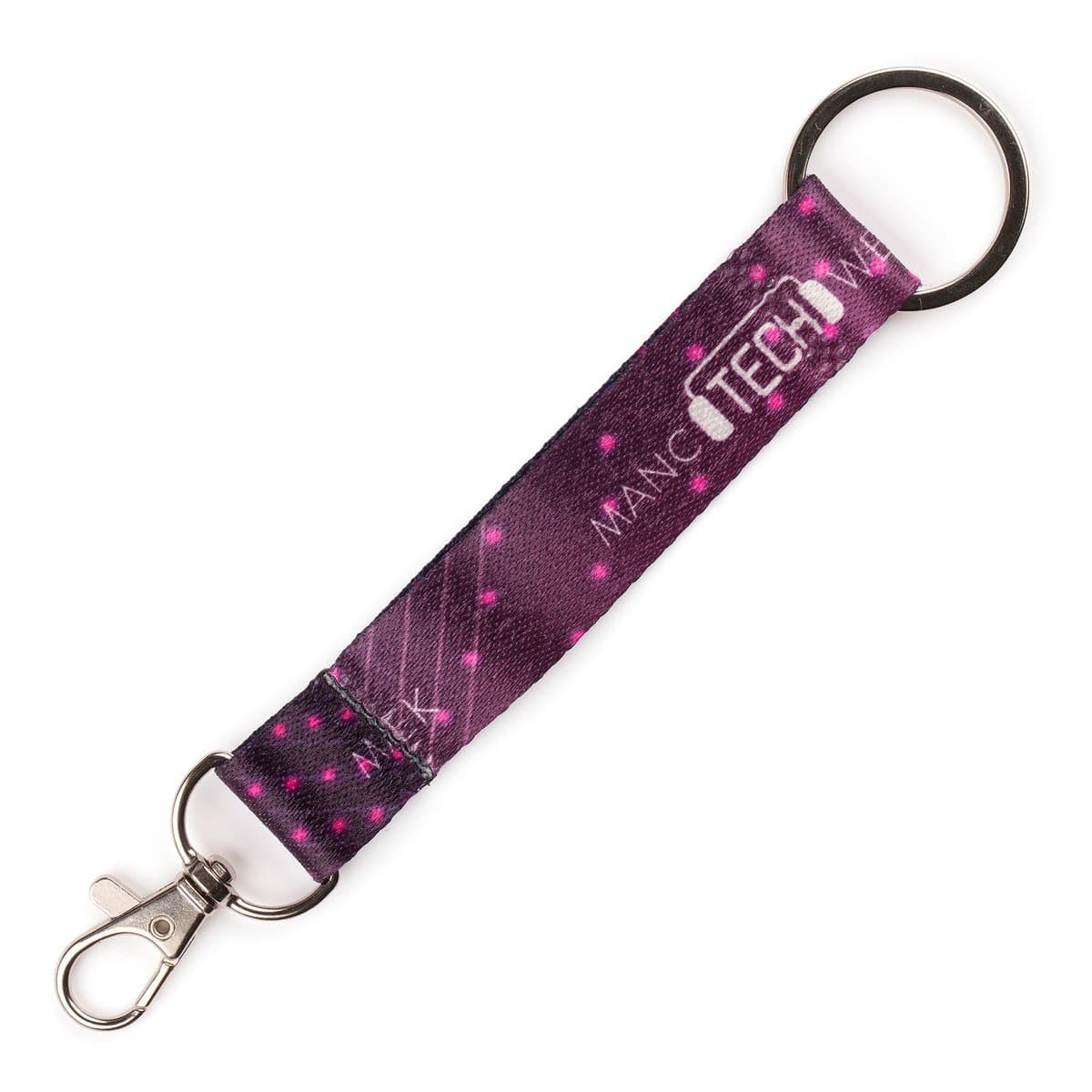Made in Britain RPET lanyard keyring Trigger Clip&Split Ring 3