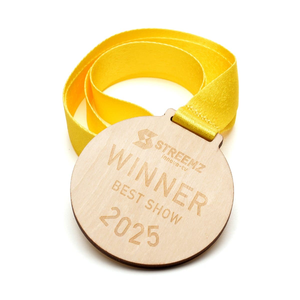 Made in Britain Circular Wooden Medal 2