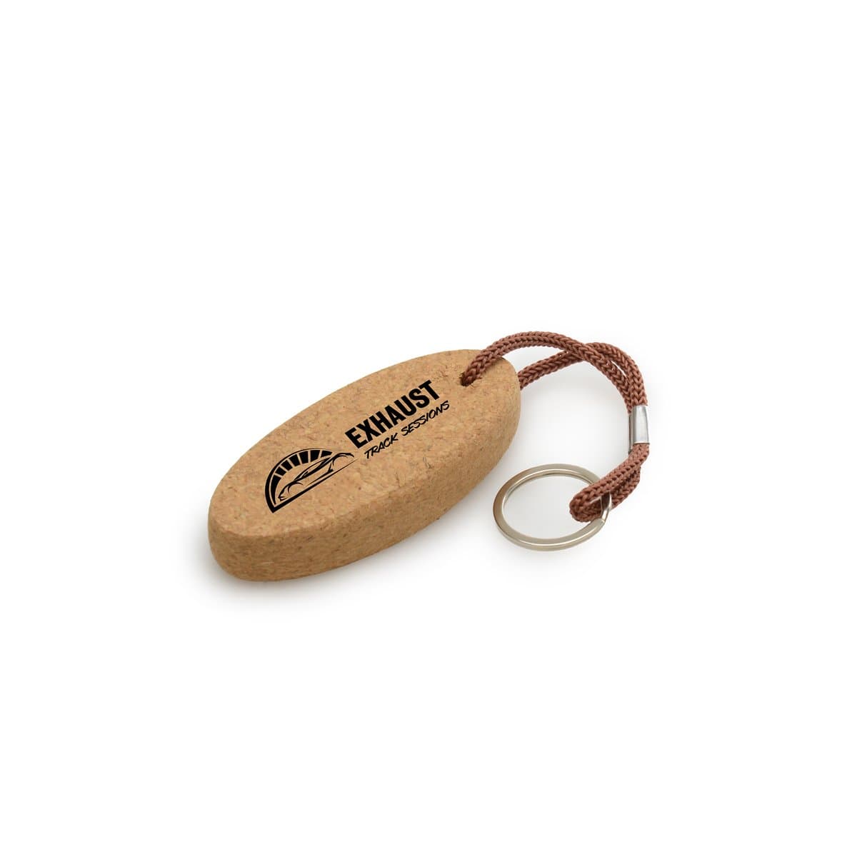 Oval Cork Keyring 2