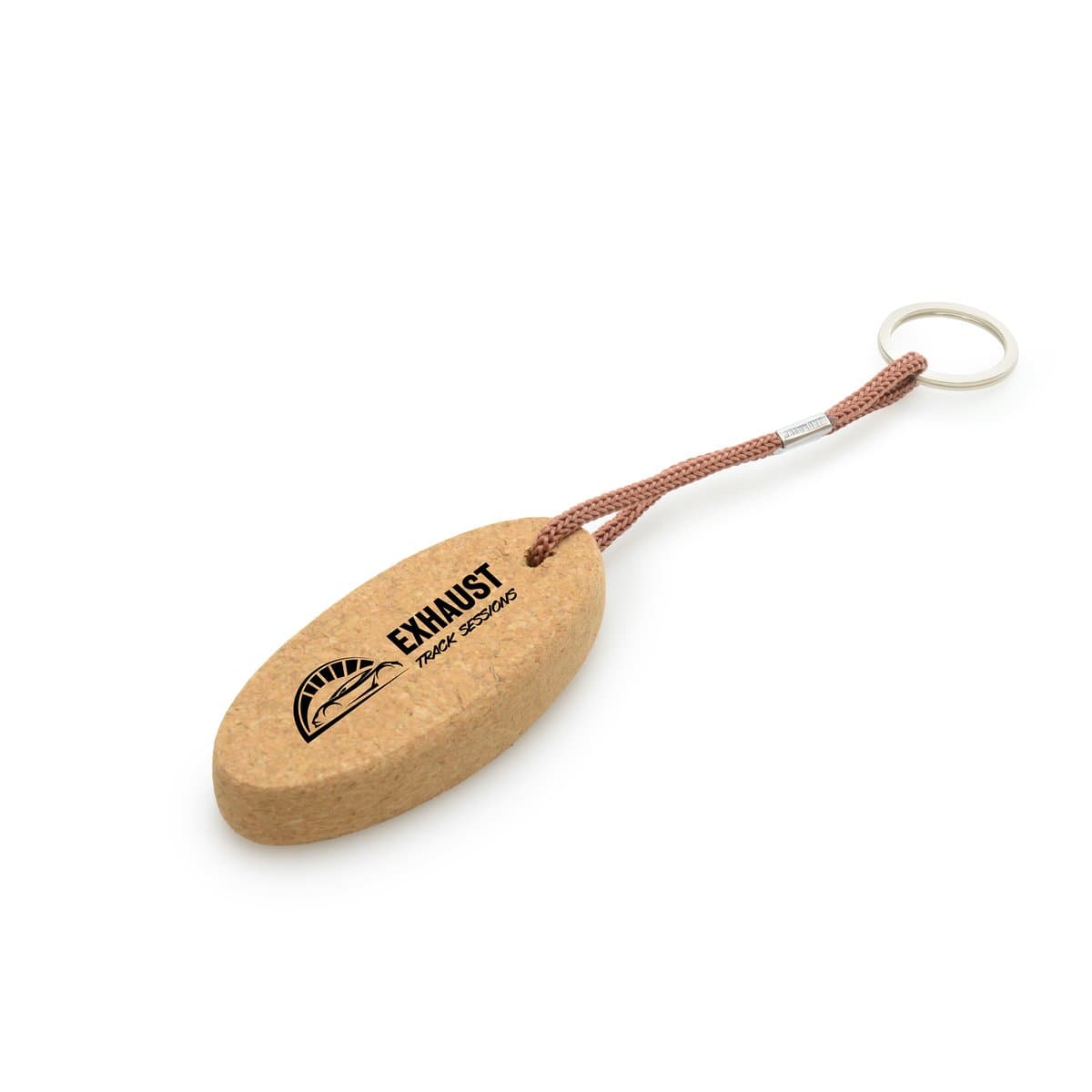 Oval Cork Keyring 3