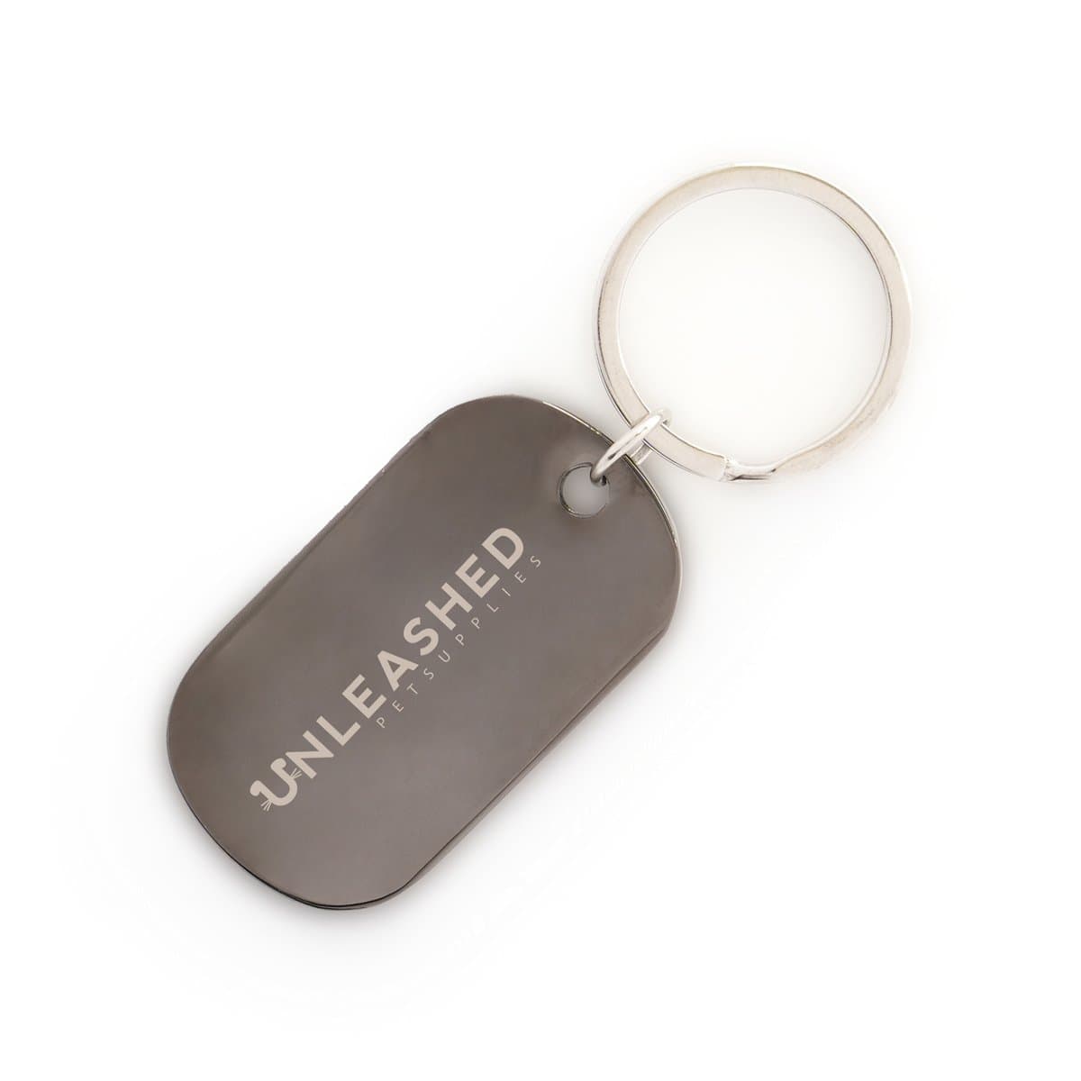 Metal Dog Tag Style Keyring 3