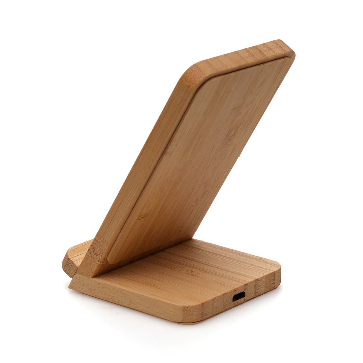 Wireless Bamboo Charger and Stand 3