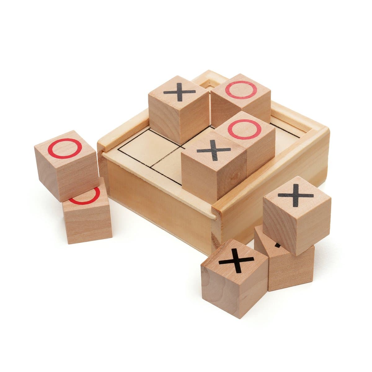 Wooden Noughts and Crosses Set 2