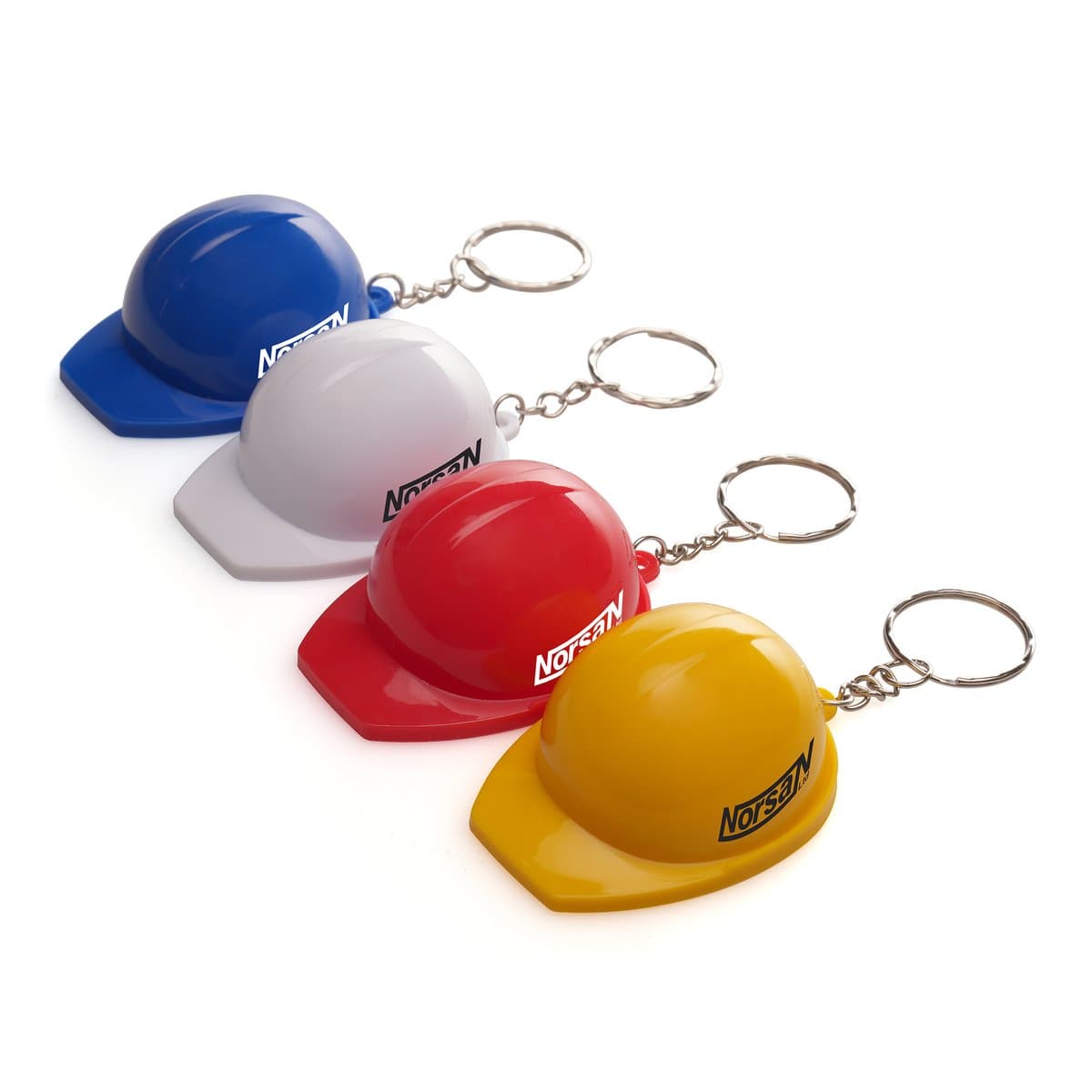 Hard Hat Plastic Bottle Opener Keyring 3