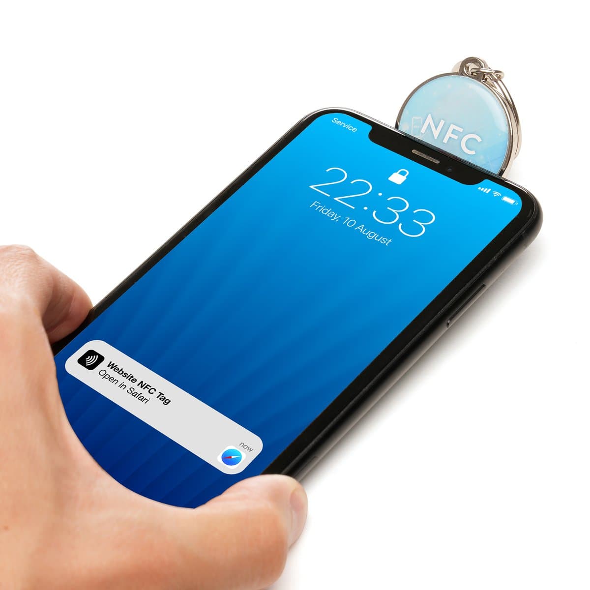 Round NFC Keyring 3