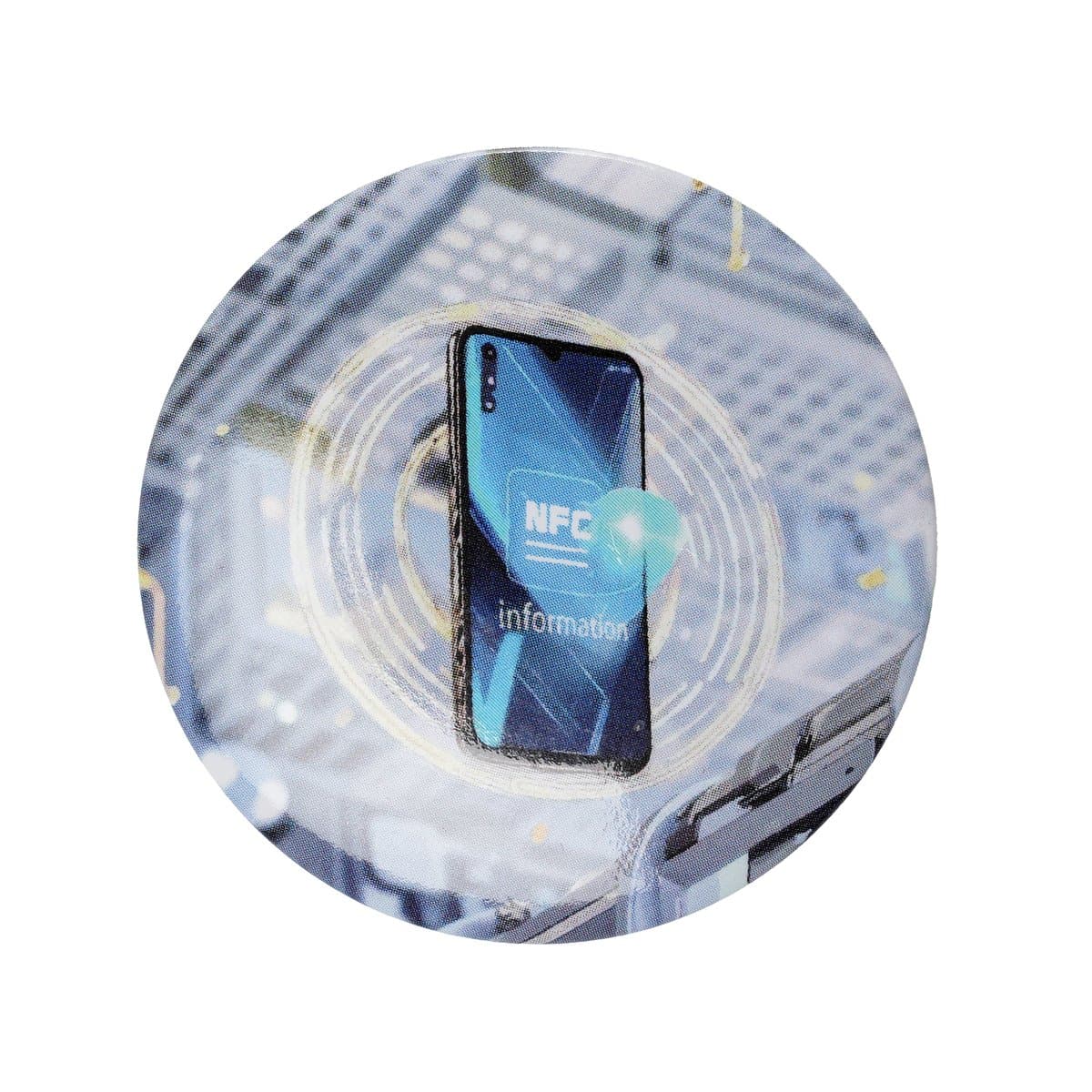 NFC Metal Button Badge 2