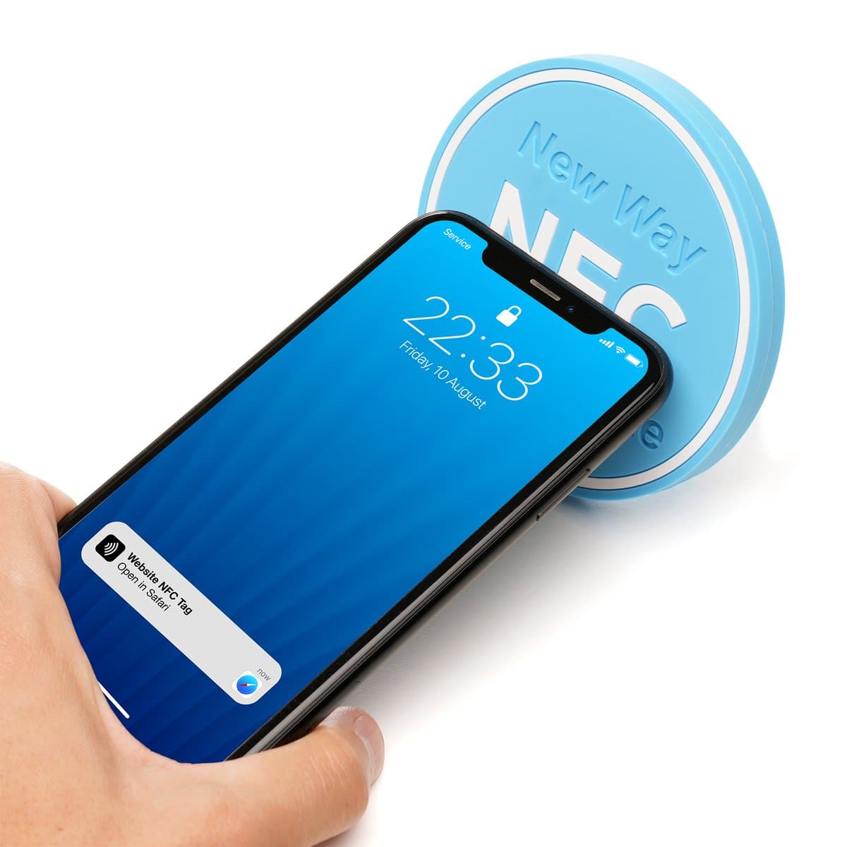 Bespoke PVC NFC Coaster 3