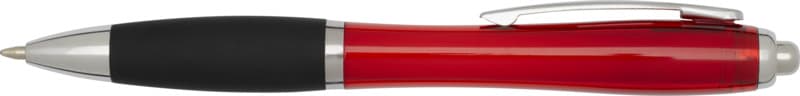 Nash RCS recycled plastic ballpoint pen with coloured barrel and black grip (black ink) 2