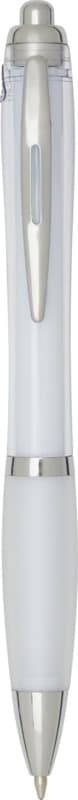 Nash RCS recycled plastic ballpoint pen with coloured barrel and grip (black ink)