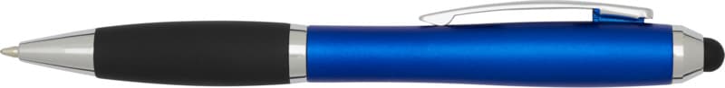 Nash RCS recycled plastic stylus ballpoint pen with coloured barrel and black grip (black ink) 2