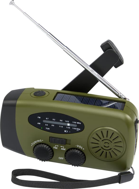 Avior RCS recycled plastic emergency radio