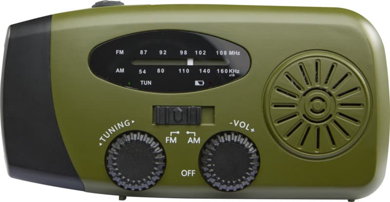 Avior RCS recycled plastic emergency radio 2