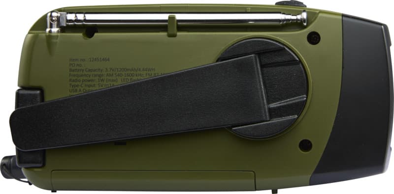 Avior RCS recycled plastic emergency radio 3