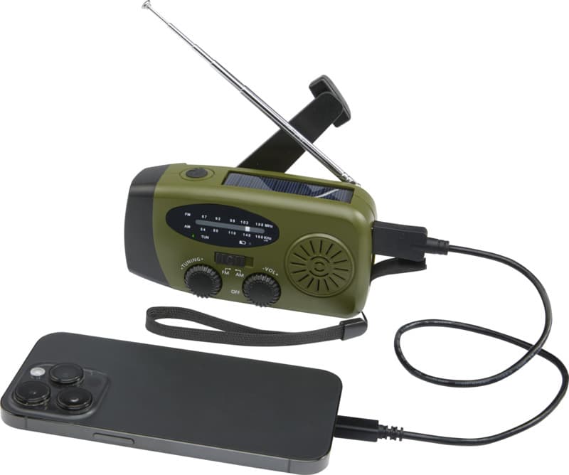 Avior RCS recycled plastic emergency radio 4