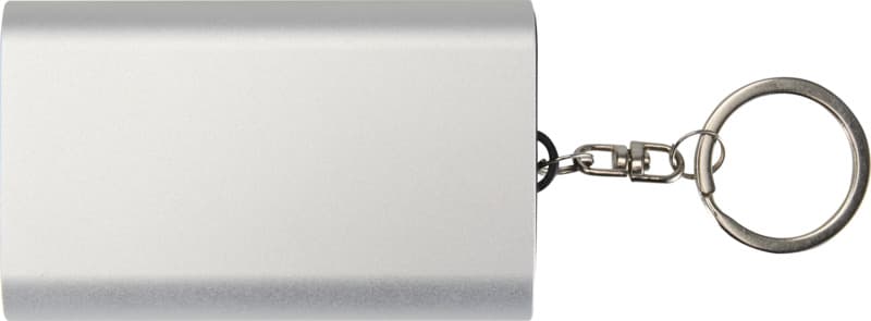 Arcturus 2000 mAh recycled aluminium power bank with keychain 2
