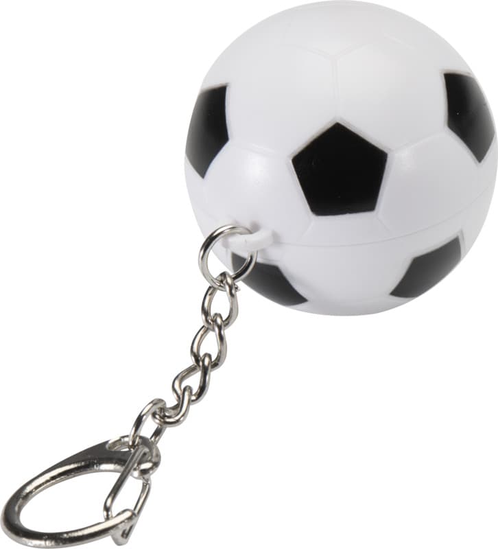 Rami football-shaped vanilla lip balm with SPF 15 and keychain 3