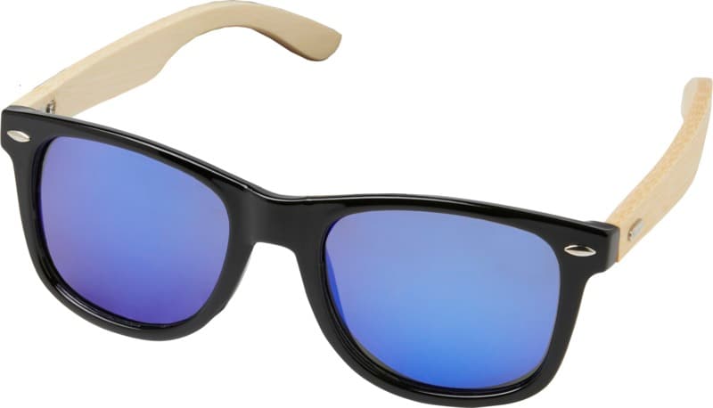 Taiyō rPET/bamboo mirrored polarized sunglasses in gift box