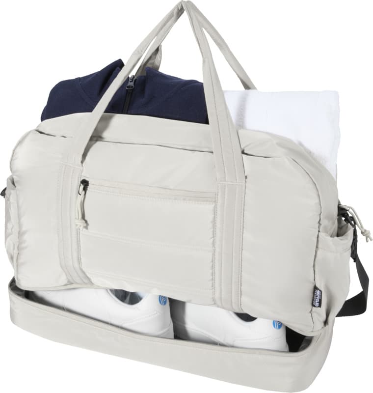 Puffer GRS recycled duffel bag with insulated bottom 30L  5