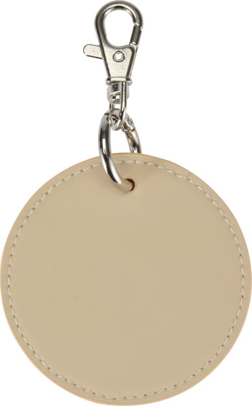 Resi Plus GRS recycled round charm keychain  2