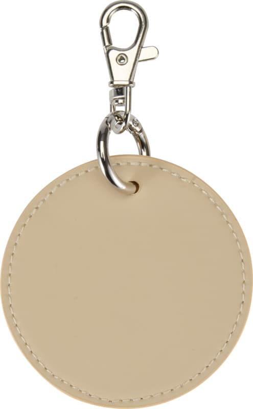 Resi Plus GRS recycled round charm keychain  3