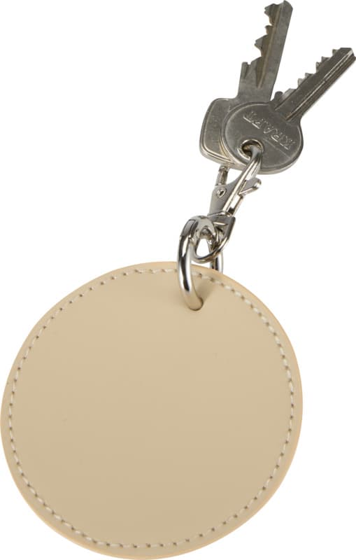 Resi Plus GRS recycled round charm keychain  4