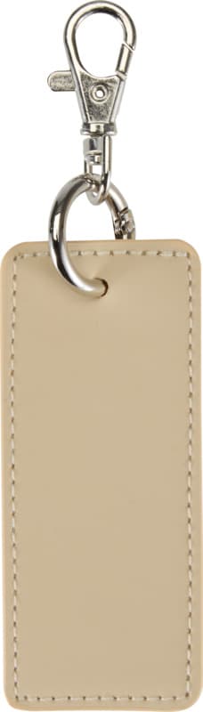 Resi Plus GRS recycled rectangle charm keychain 2