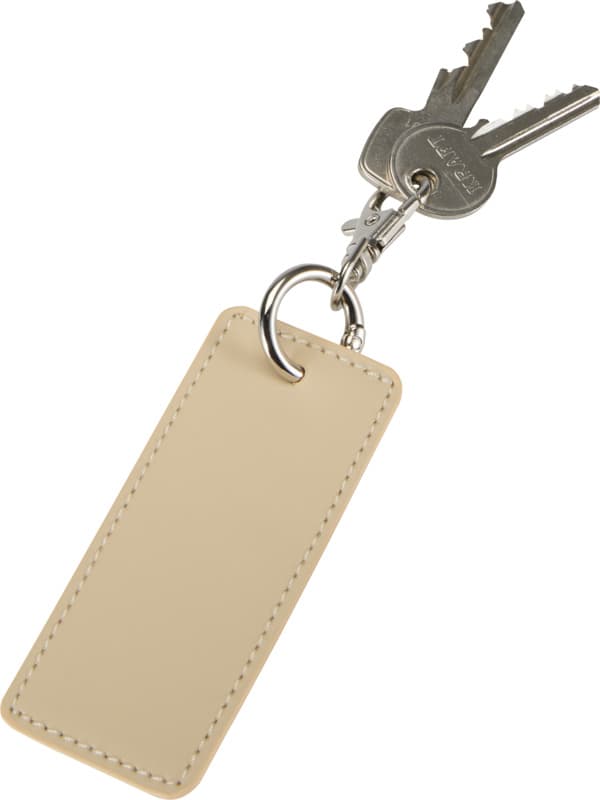Resi Plus GRS recycled rectangle charm keychain 4