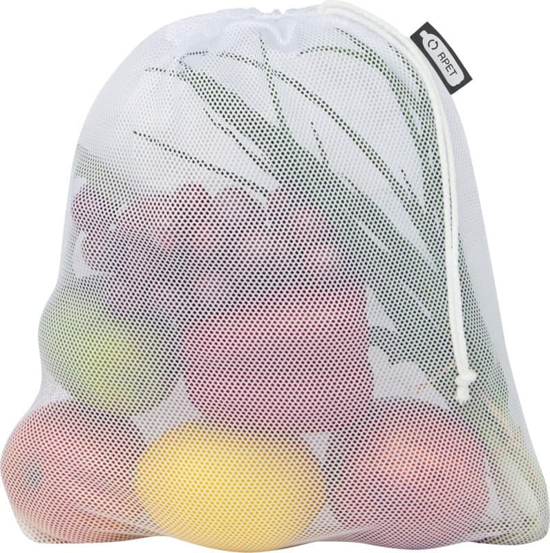 Recycled polyester grocery bag 25x32 cm 4