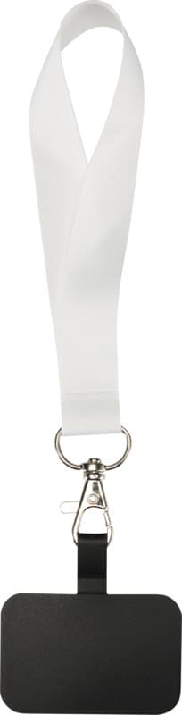 Gaby RPET sublimation mini-lanyard with phone holder 2