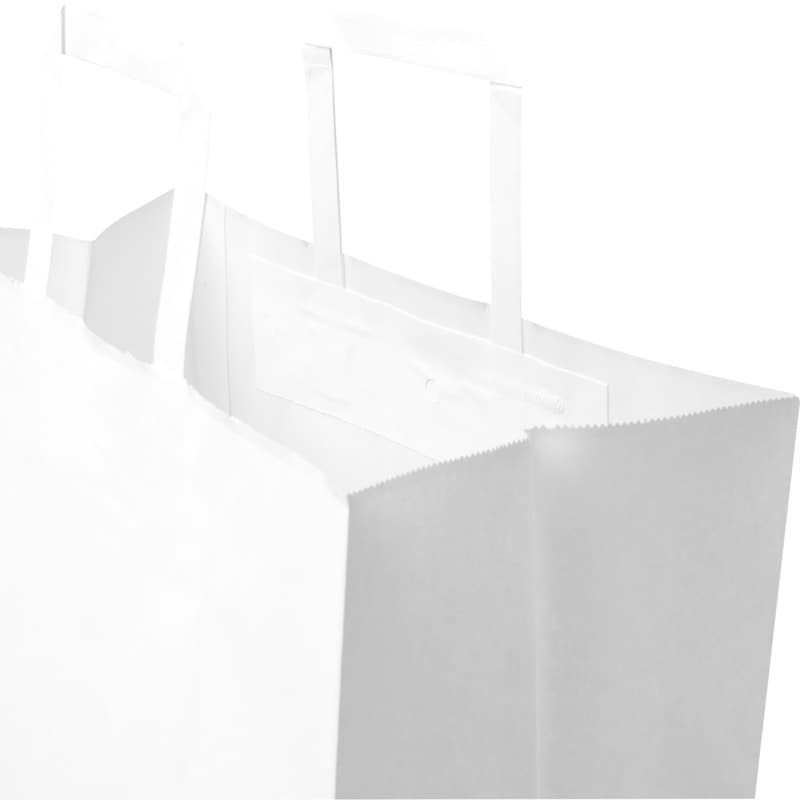 Kraft 80-90 g/m2 paper bag with flat handles - 32 x 17 x 39 cm 4