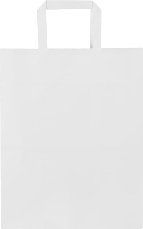 Kraft 80 g/m2 paper bag with flat handles - 25 x 15 x 32 cm 2