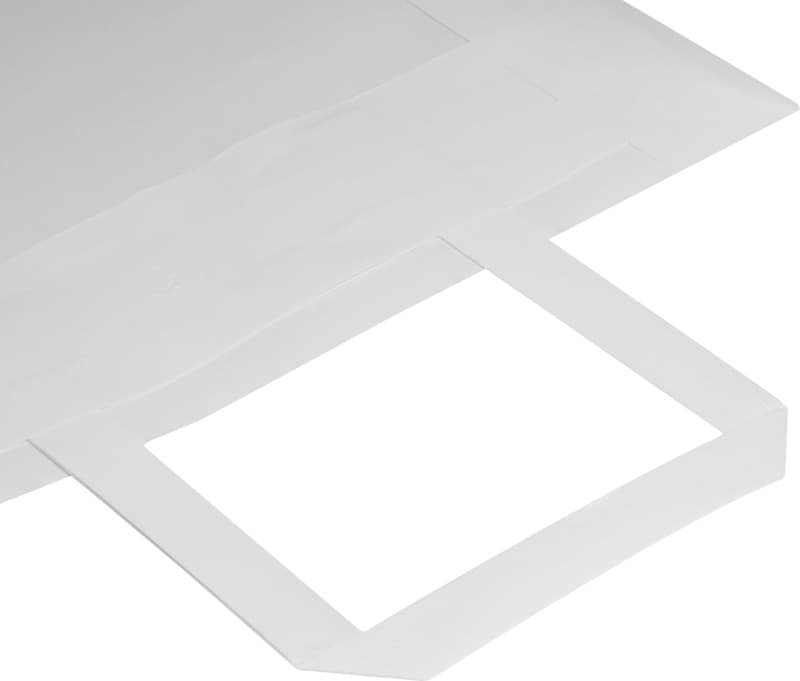 Kraft 80 g/m2 paper bag with flat handles - 25 x 15 x 32 cm 5
