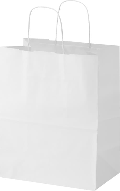 Kraft 80-90 g/m2 paper bag with twisted handles - 25 x 15 x 32 cm 3