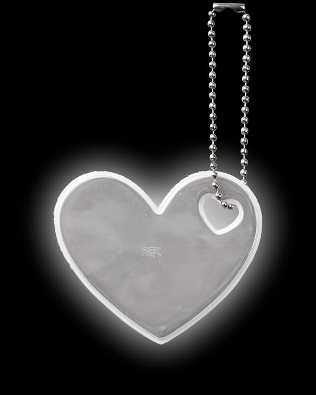 RFX™ H-12 heart reflective PVC hanger 4