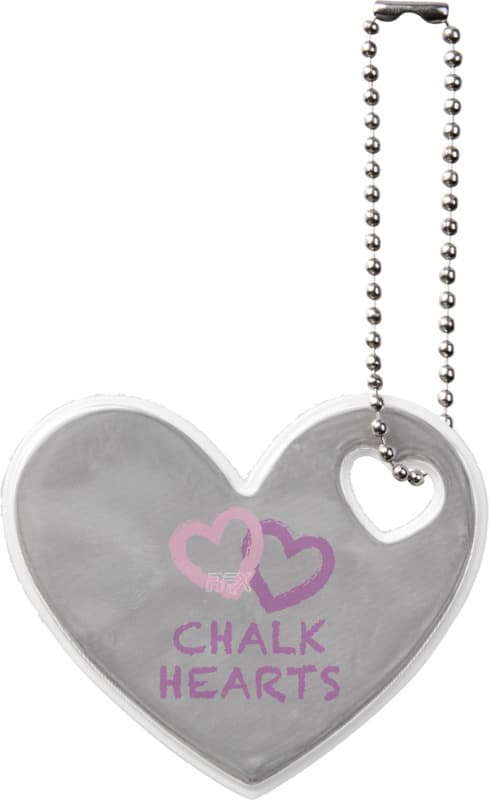 RFX™ H-12 heart reflective PVC hanger 5