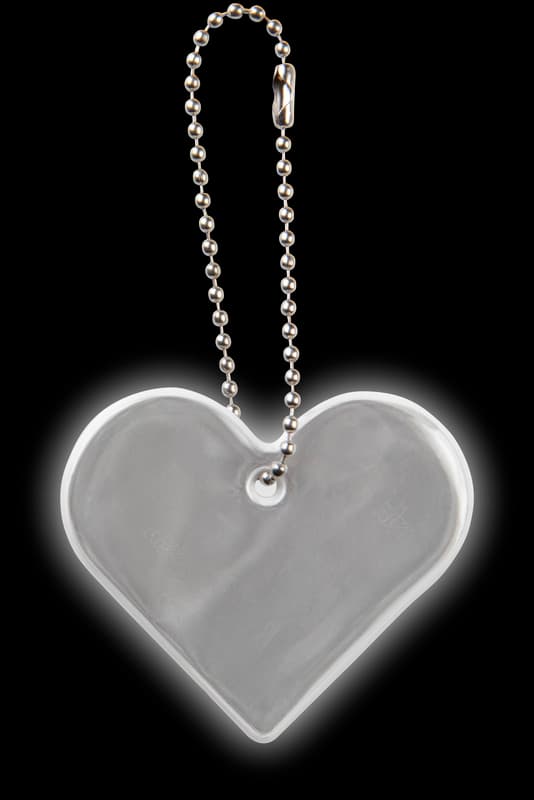 RFX™ H-16 heart reflective PVC hanger 4