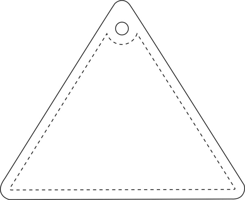 RFX™ H-12 triangle reflective PVC hanger 3