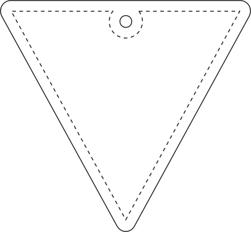 RFX™ H-12 inverted triangle reflective PVC hanger 3