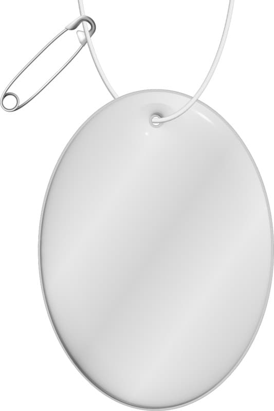 RFX™ H-16 oval lightweight reflective PVC hanger