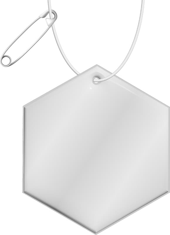 RFX™ H-12 hexagon lightweight reflective PVC hanger