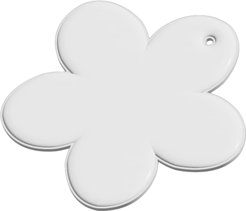 RFX™ H-13 flower-shaped lightweight reflective PVC hanger 2
