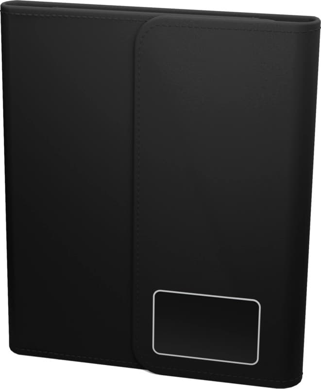 SCX.design O18 A5 notebook with 5W wireless 4000 mAh powerbank and light-up logo 3