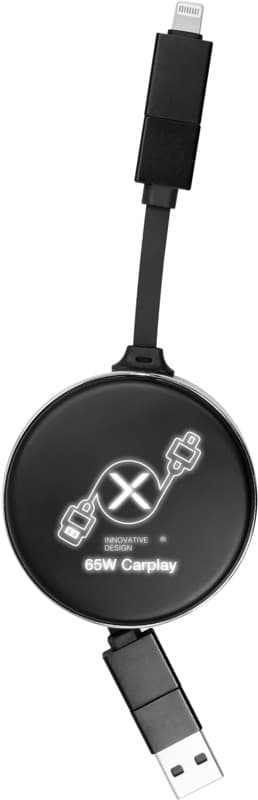 SCX.design C42 4-in-1 65W retractable cable 