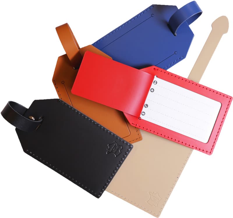 Citizen Green Milou recycled leather luggage tag 3